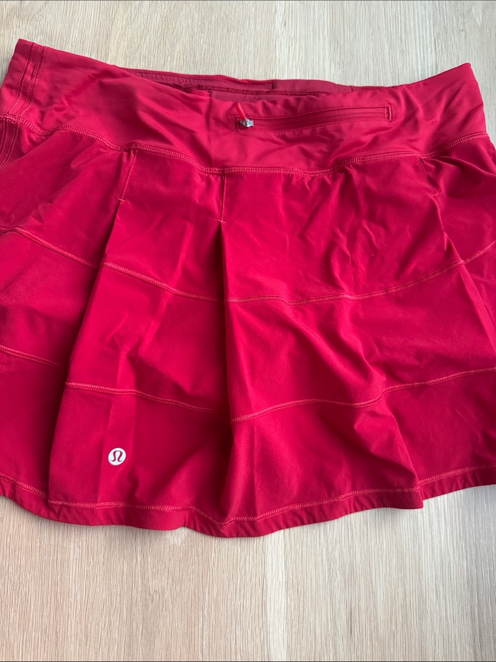 lululemon athletica Bright Red Skater Tennis Skort - Picture 5 of 5